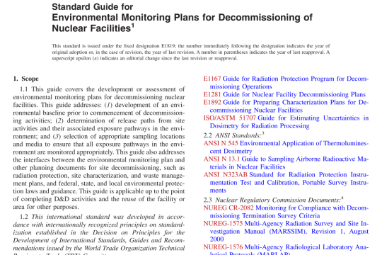 ASTM E1819-15(R2021) pdf free download