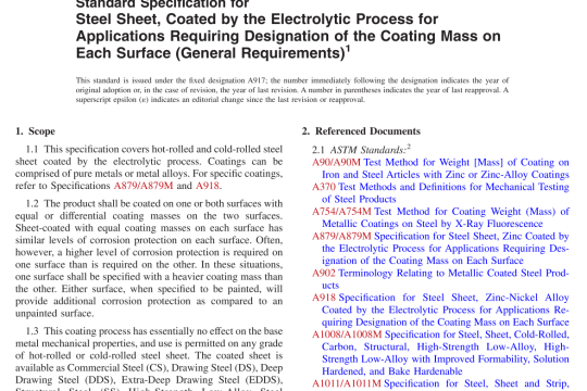 ASTM A917-08(R2020) pdf free download