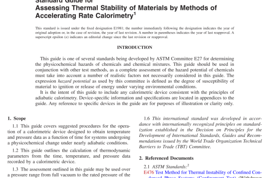 ASTM E1981-98(R2020) pdf free download