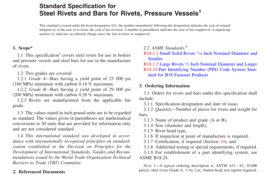 ASTM A31-14(R2020) pdf free download