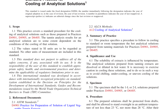 ASTM D4904-99(R2020) pdf free download