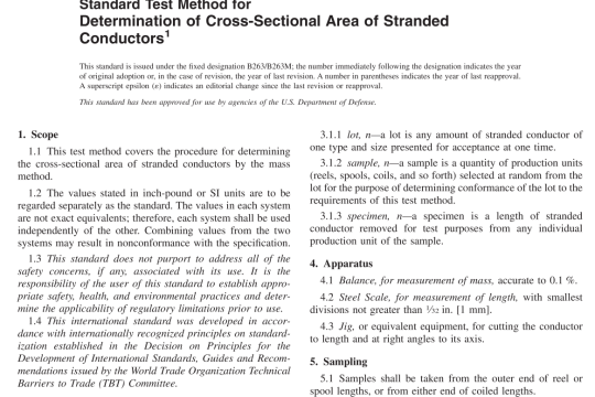 ASTM B263-14(R2020) pdf free download