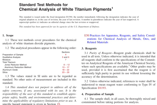 ASTM D1394-76(R2020) pdf free download