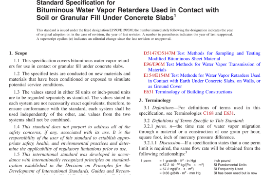 ASTM E1993-98(R2020) pdf free download
