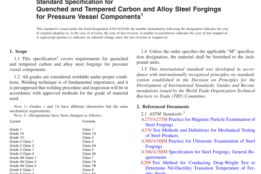 ASTM A541-05(R2020) pdf free download