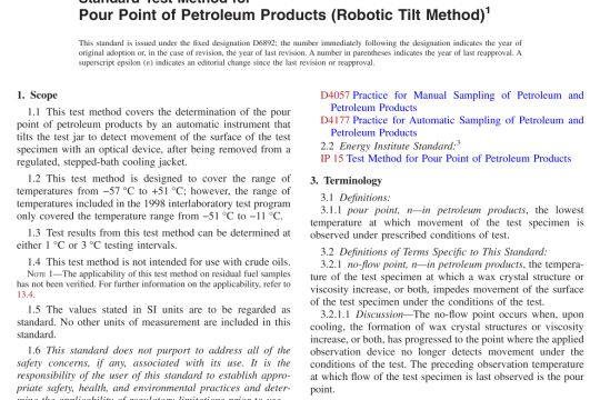 ASTM D6892-03(R2020) pdf free download