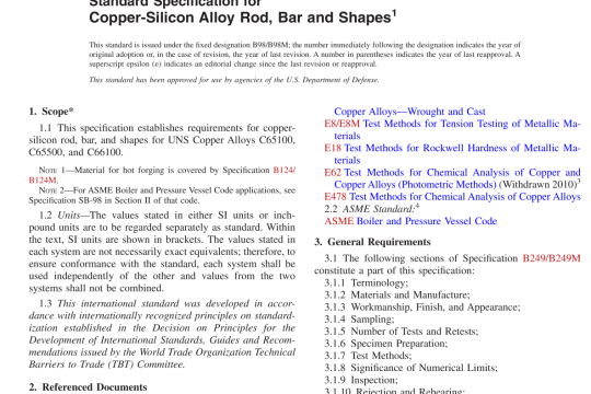 ASTM B98-13(R2019) pdf free download