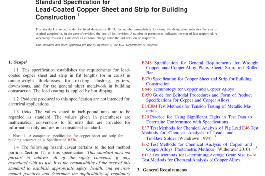 ASTM B101-12(R2019) pdf free download