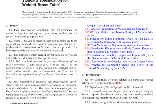 ASTM B587-2019 pdf free download