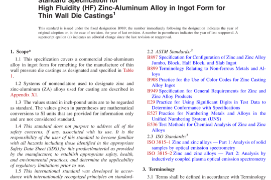 ASTM B989-2019 pdf free download