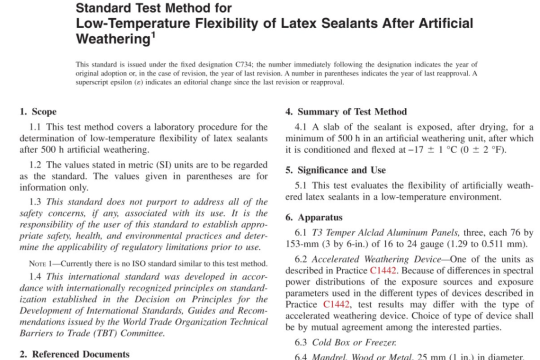 ASTM C734-15(R2019) pdf free download