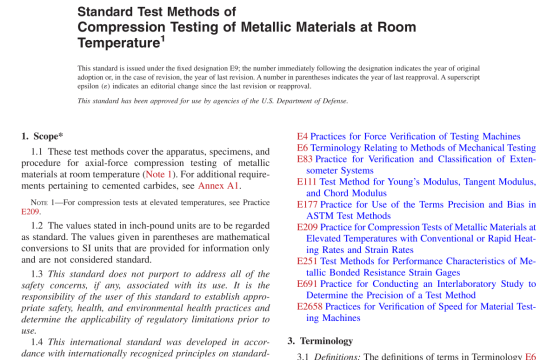 ASTM E9-2019 pdf free download