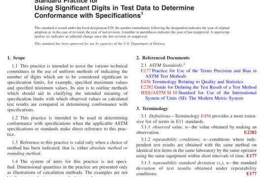 ASTM E29-2019 pdf free download
