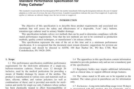 ASTM F623-2019 pdf free download