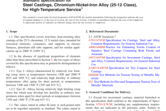 ASTM A447-11(R2021) pdf free download