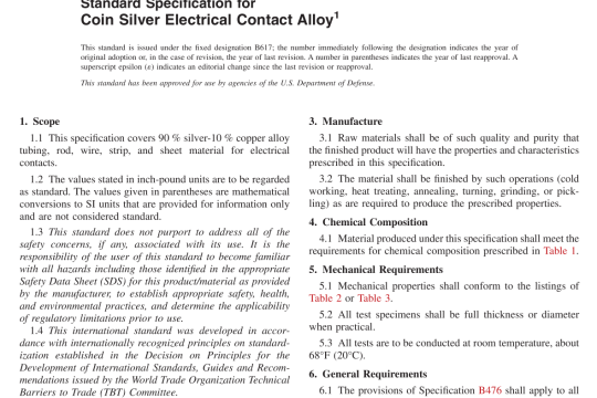 ASTM B617-98(R2021) pdf free download