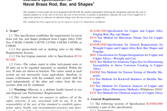 ASTM B21B21M-2019 pdf free download