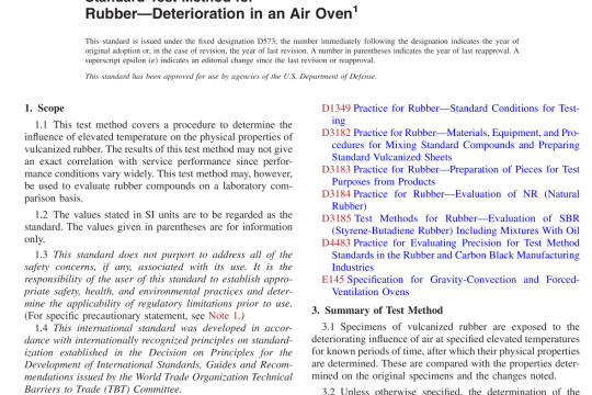 ASTM D573-04(R2019) pdf free download