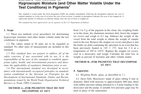 ASTM D280-2019 pdf free download