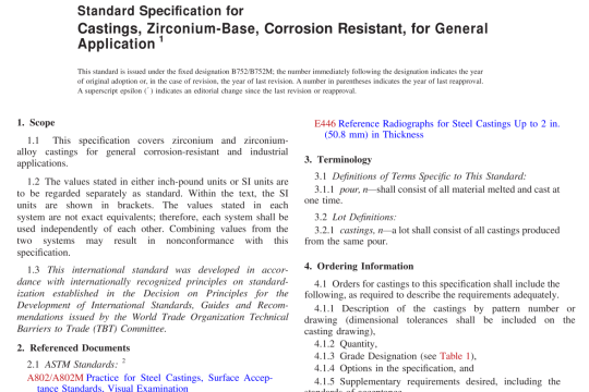 ASTM B752-2018 pdf free download