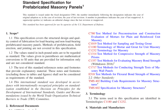 ASTM C901-2018 pdf free download