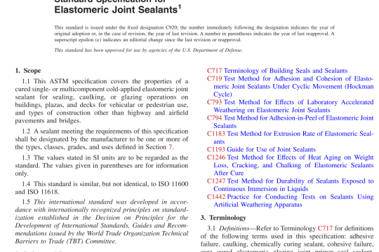 ASTM C920-2018 pdf free download