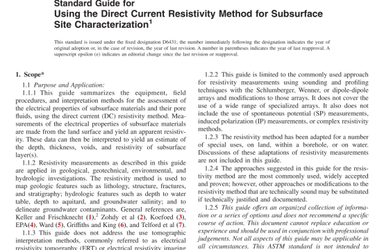 ASTM D6431-2018 pdf free download